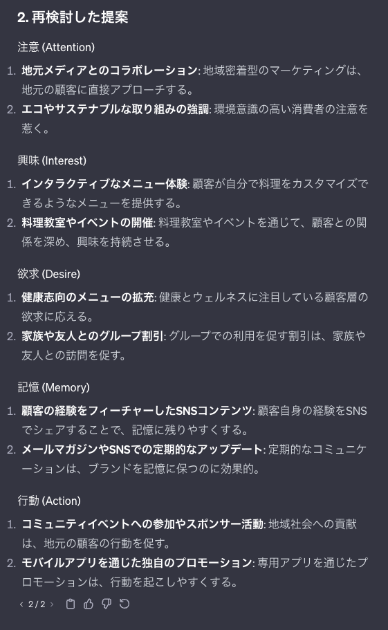 飲食業におけるAIDMA×メタ認知プロンプト